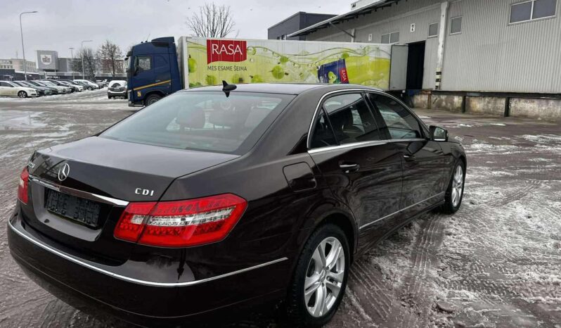 
								2010 Mercedes-Benz E220 pilnas									